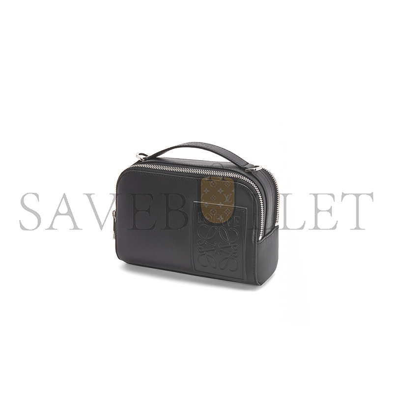 LOEWE MINI CROSSBODY CAMERA BAG IN SATIN CALFSKIN C565R41X05 (18*13*8.5cm)